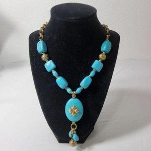 2 FOR 85 Patricia Nash tone Jeweled Necklace
